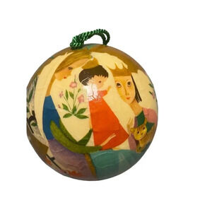 Vintage Barry Patch Reflections 1976 Decoupage Hanging Ornament